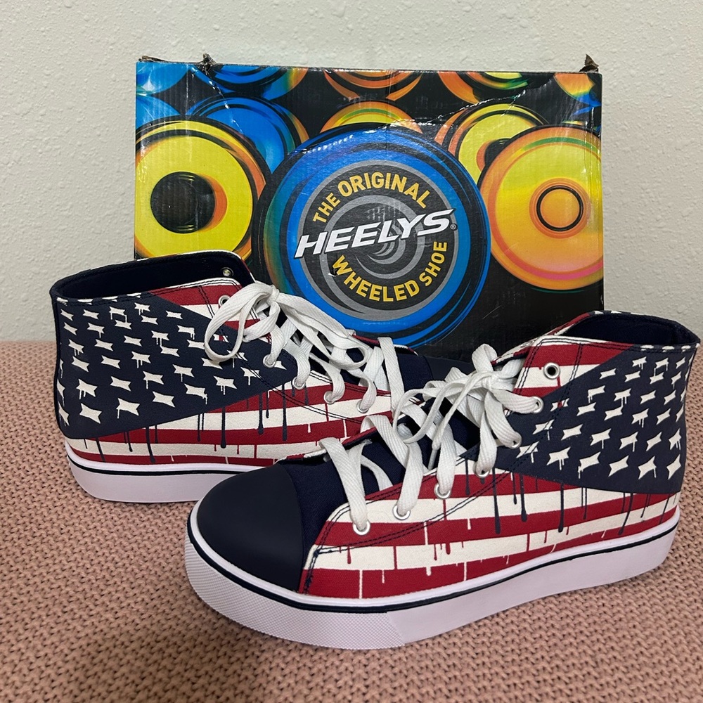 Original HEELYS American Flag High Tops men’s size 12